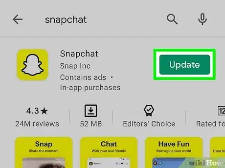 Image intitulée Video Chat on Snapchat Step 1