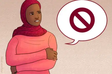 Image intitulée Hijabi Woman Says No.png