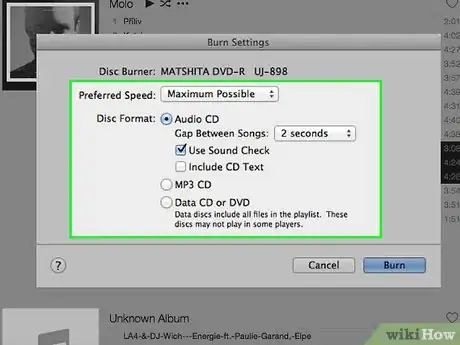 Image intitulée Burn an Audio CD on Mac OS X Step 8