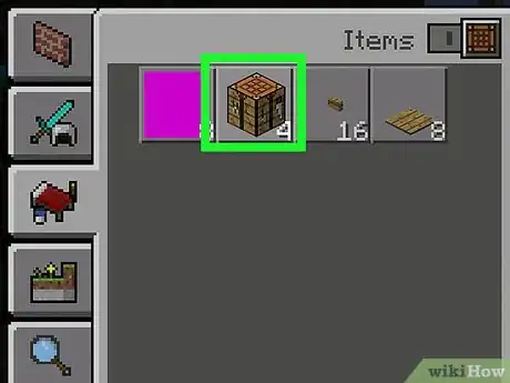 Image intitulée Make a Crafting Table in Minecraft Step 8