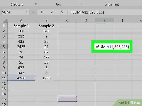 Image intitulée Add Up Columns in Excel Step 15