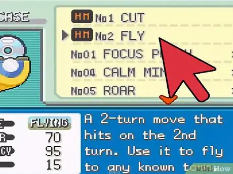 Image intitulée Get Fly in Pokemon Fire Red Step 7