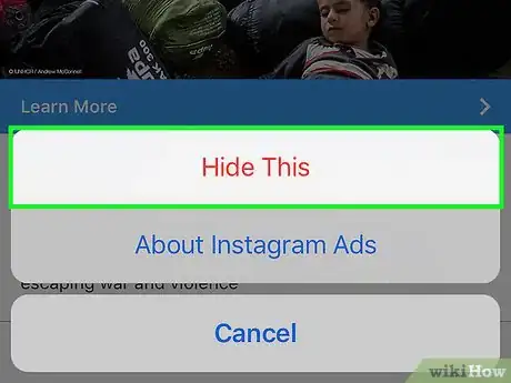 Image intitulée Hide Ads on Instagram Step 5