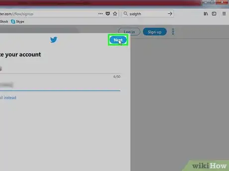 Image intitulée Make a Twitter Account Step 5