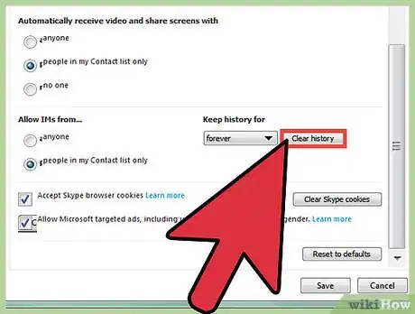 Image intitulée Delete Skype History Step 14