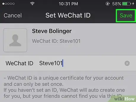 Image intitulée Change Your WeChat ID Step 7