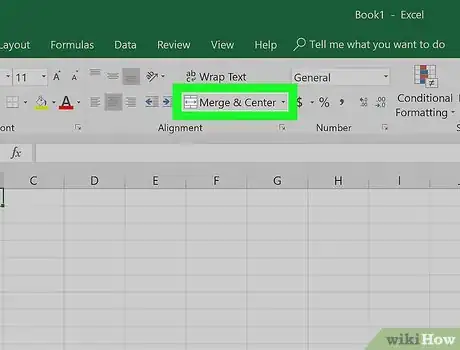 Image intitulée Unmerge Cells in Excel Step 4