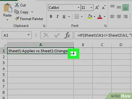 Image intitulée Compare Data in Excel Step 16