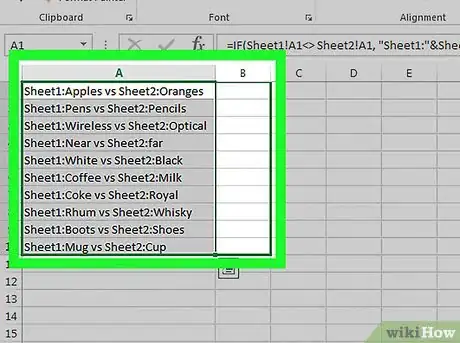Image intitulée Compare Data in Excel Step 18