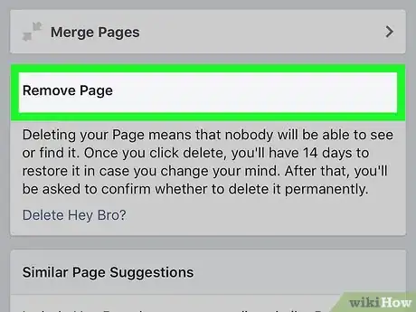 Image intitulée Delete a Facebook Page Step 17