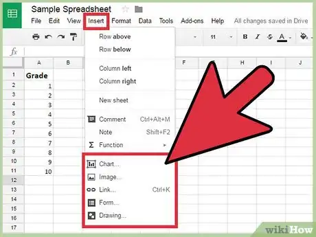 Image intitulée Use Google Spreadsheets Step 9