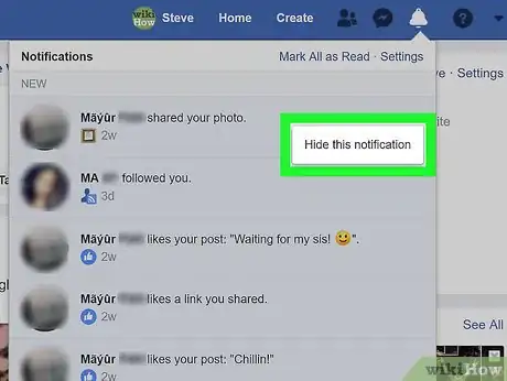 Image intitulée Clear Facebook Notifications Step 13