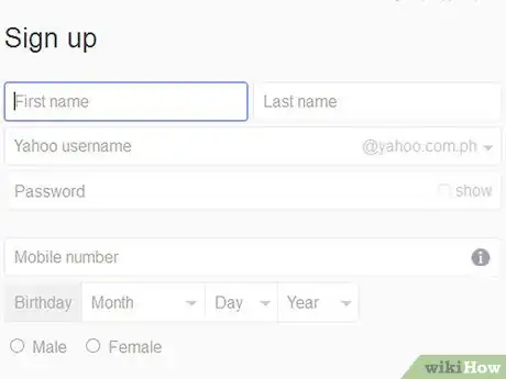 Image intitulée Sign Up for Yahoo Step 3