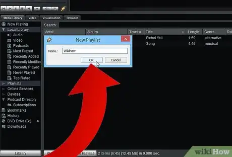Image intitulée Create a Playlist in Winamp Step 5Bullet1
