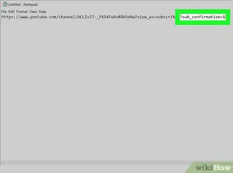 Image intitulée Make a Subscribe Link for YouTube Channel Step 8