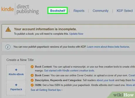 Image intitulée Publish a Book on Amazon Step 5