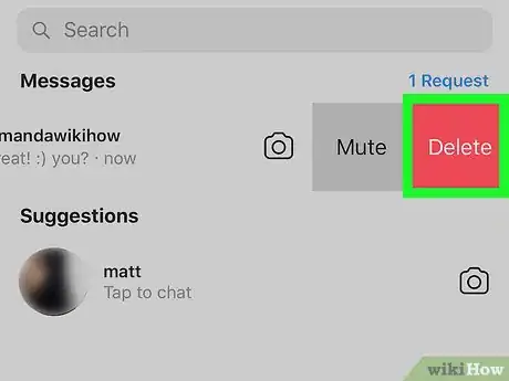 Image intitulée Delete a Message on Instagram Step 4