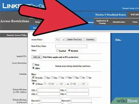 Image intitulée Configure a Linksys WRT160N Router Step 6