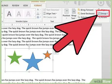 Image intitulée Group Objects on Microsoft Word Step 8