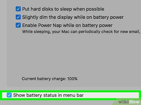 Image intitulée Show the Battery Percentage on Mac Step 4