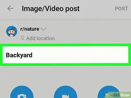 Image intitulée Post Pictures on Reddit on Android Step 6