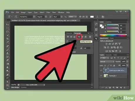 Image intitulée Justify Text in Photoshop Step 12
