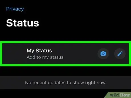 Image intitulée Create a Status on WhatsApp Step 3