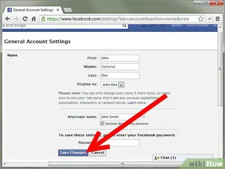 Image intitulée Change Your Name on Facebook So People Can Search Your Maiden or Married Name Step 7