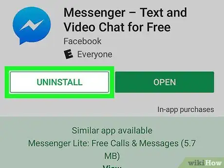 Image intitulée Uninstall Facebook Messenger Step 15