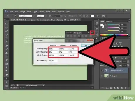 Image intitulée Justify Text in Photoshop Step 13