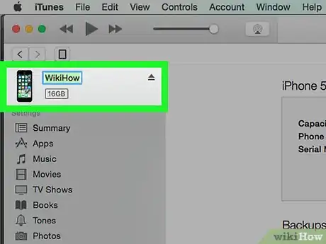 Image intitulée Back Up an iPhone to iTunes Step 3