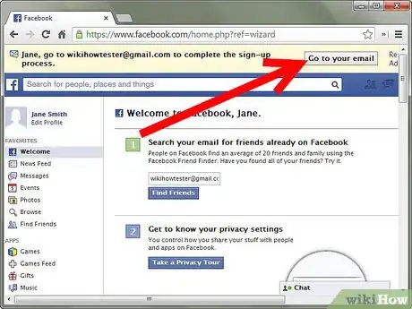 Image intitulée Create a Facebook Profile Step 2