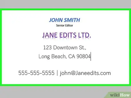 Image intitulée Make Business Cards in Microsoft Word Step 21