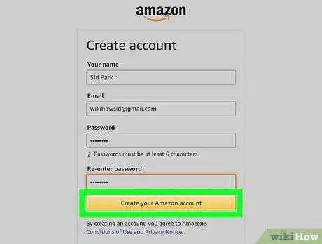 Image intitulée Make an Amazon Account Step 8