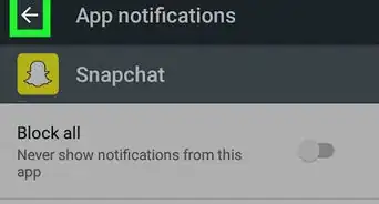 activer les notifications de Snapchat