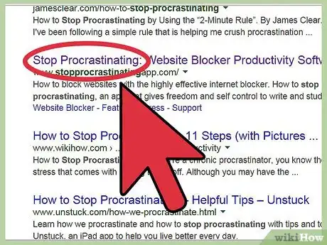 Image intitulée Stop Procrastinating on the Internet Step 11