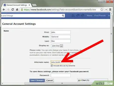 Image intitulée Change Your Name on Facebook So People Can Search Your Maiden or Married Name Step 6