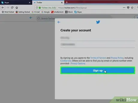 Image intitulée Make a Twitter Account Step 6
