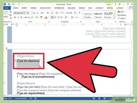 Image intitulée Create a Resume in Microsoft Word Step 12