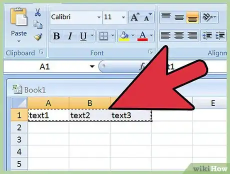 Image intitulée Copy Paste Tab Delimited Text Into Excel Step 1