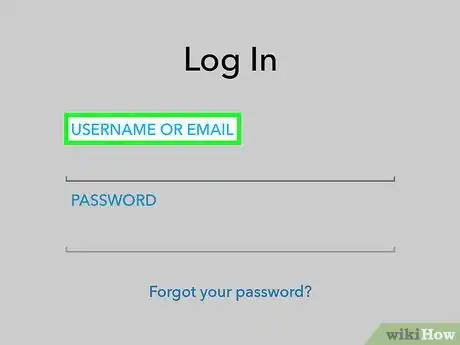 Image intitulée Log in to Snapchat Step 3