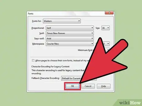 Image intitulée Change the Default Font in Firefox Step 9