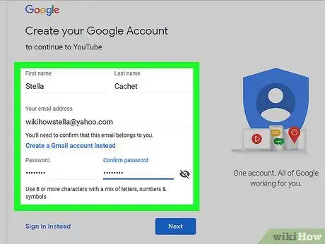 Image intitulée Make a YouTube Account Step 4