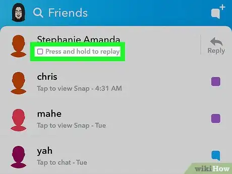 Image intitulée Replay a Snapchat Step 3
