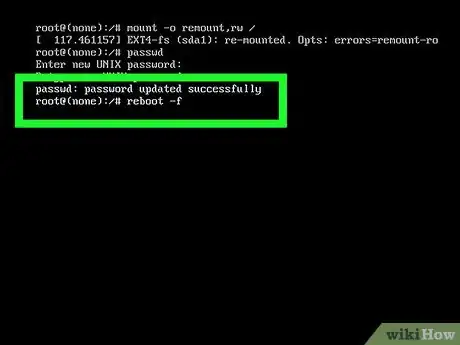 Image intitulée Change the Root Password in Linux Step 18