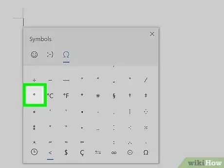 Image intitulée Make a Degree Symbol Step 9