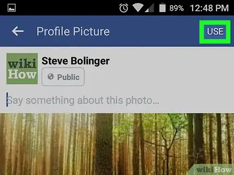 Image intitulée Change Your Facebook Profile Picture Without Cropping on Android Step 9