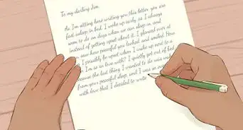 écrire une lettre d'amour