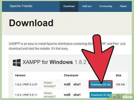 Image intitulée Install XAMPP for Windows Step 2