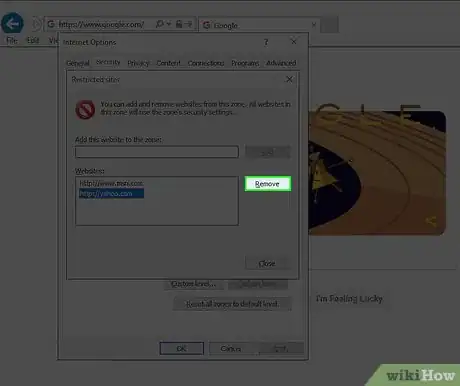 Image intitulée Remove a Website From the Restricted Site List in Internet Explorer Step 7